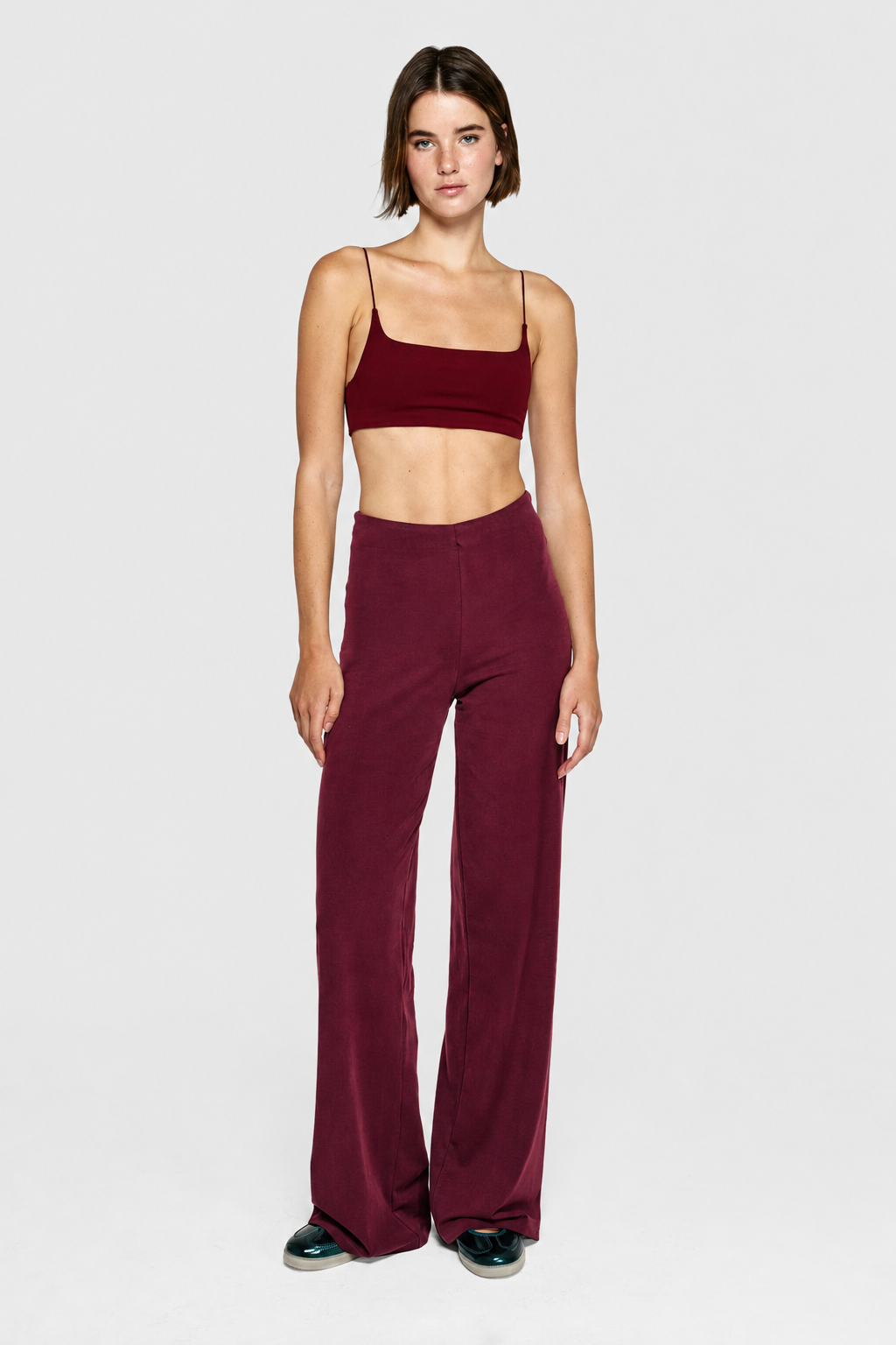 STUDIO PANTS - MERLOT