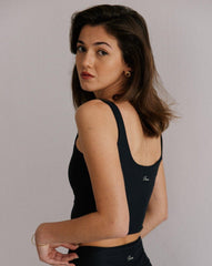 Sustainable Activewear Elena Top Black