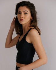 Sustainable Activewear Elena Top Black