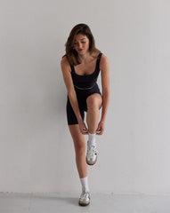 Sustainable Activewear Elena Top Black