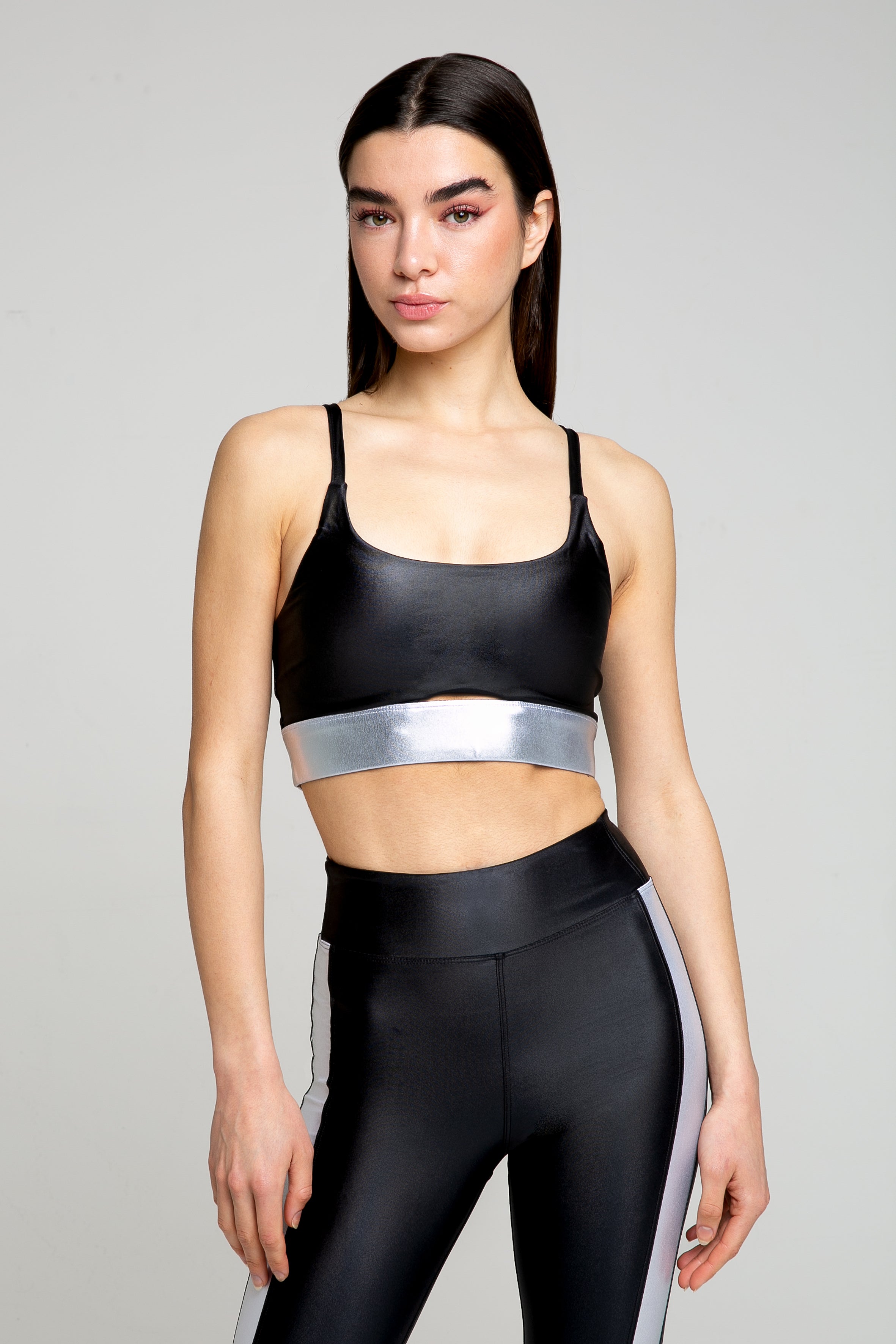 Fable Bra Silver - Avenue Athletica