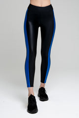 Nova Leggings Blue Stripe - Avenue Athletica