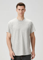 TSHIRT WITH EMBOSS PRINT