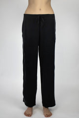 Black Silk Dreamscape Pyjama Pants