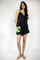 Silk Dreamscape Camisole Black