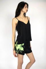 Silk Dreamscape Camisole Black