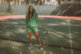 The Tennis Zip Up Hoodie