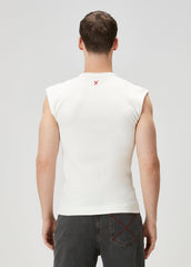 RIB TANK TOP WITH PATCH