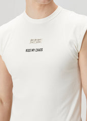 RIB TANK TOP WITH PATCH