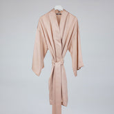 Silk Dreamscape Short Kimono Robe