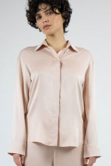Silk Dreamscape Shirt Transcendent Pink