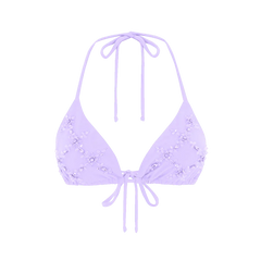 Rose Luxe Self-Tie Bikini Top