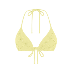 Rose Luxe Self-Tie Bikini Top