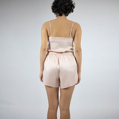 Silk Dreamscape Shorts Transcendent Pink
