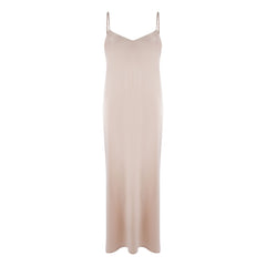Silk Dreamscape Long Slip Dress Transcendent Pink
