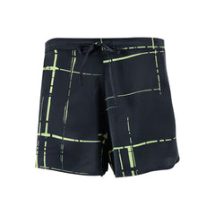 Silk Dreamscape Shorts Black Check
