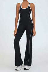 Flared Jumpsuit Unitard