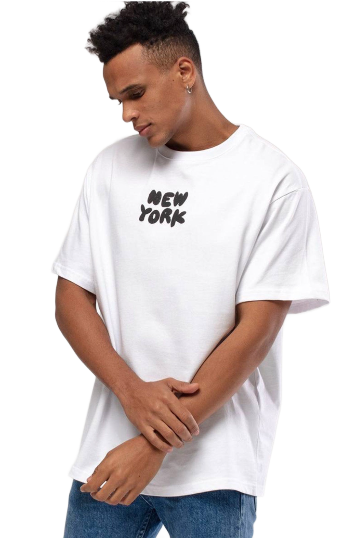 Cotton New York Tshirt - White