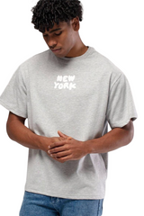 Cotton New York Tshirt - Grey