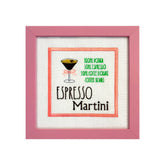 Espresso Martini Embroidered Artwork