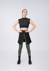 Women's Vital Crop Tank - Olive