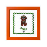 Embroidered Cavapoo Artwork