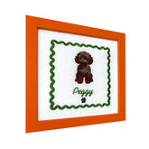 Embroidered Cavapoo Artwork