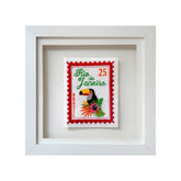 Rio De Janiero Embroidered Artwork Print