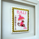 Bali Inspired Stamp Artwork