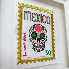 Mexico Embroidered Artwork Print