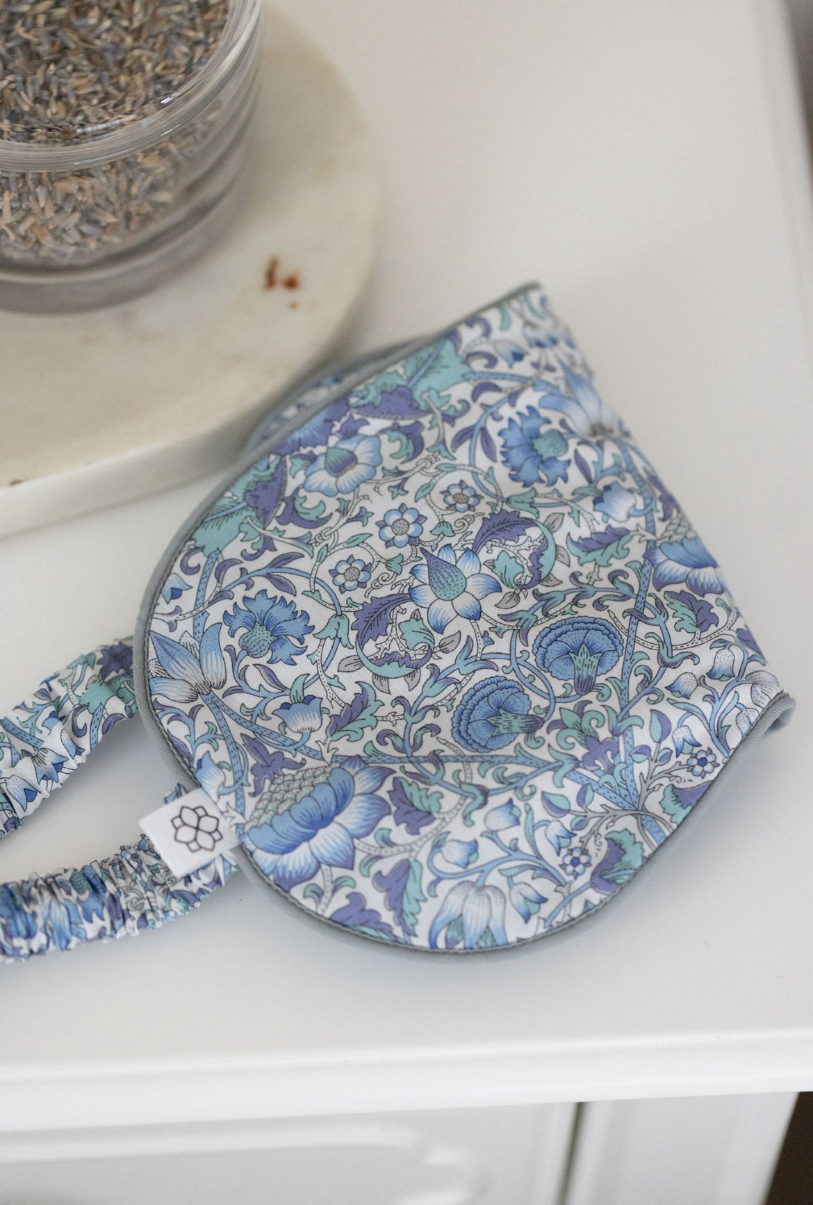 Luxury Aromatherapy Eye Mask - Lodden Blue