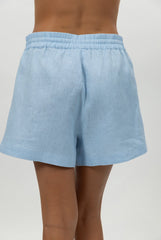 Blue Heavy Linen Shirt Perfect Days