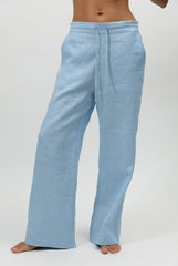 Blue Heavy Linen Shirt Perfect Days