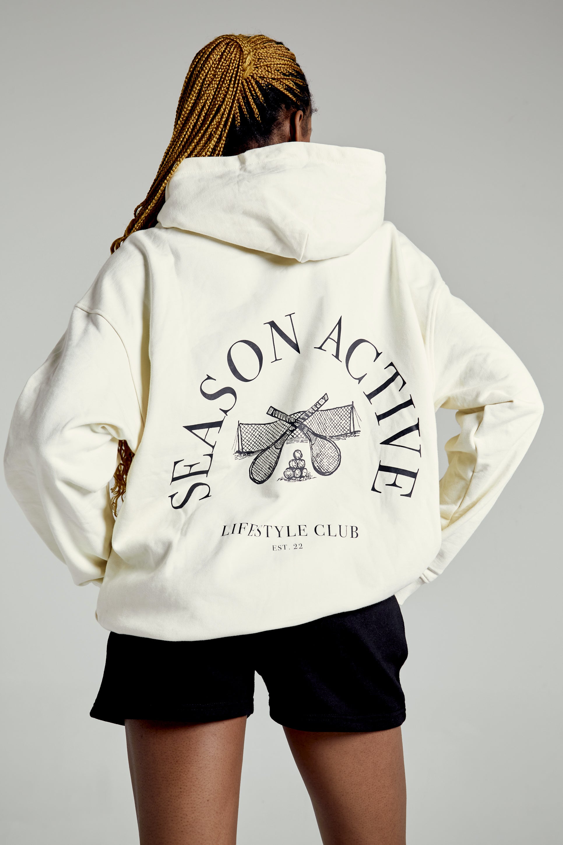 Active Essential Hoodie Off White - Avenue Athletica