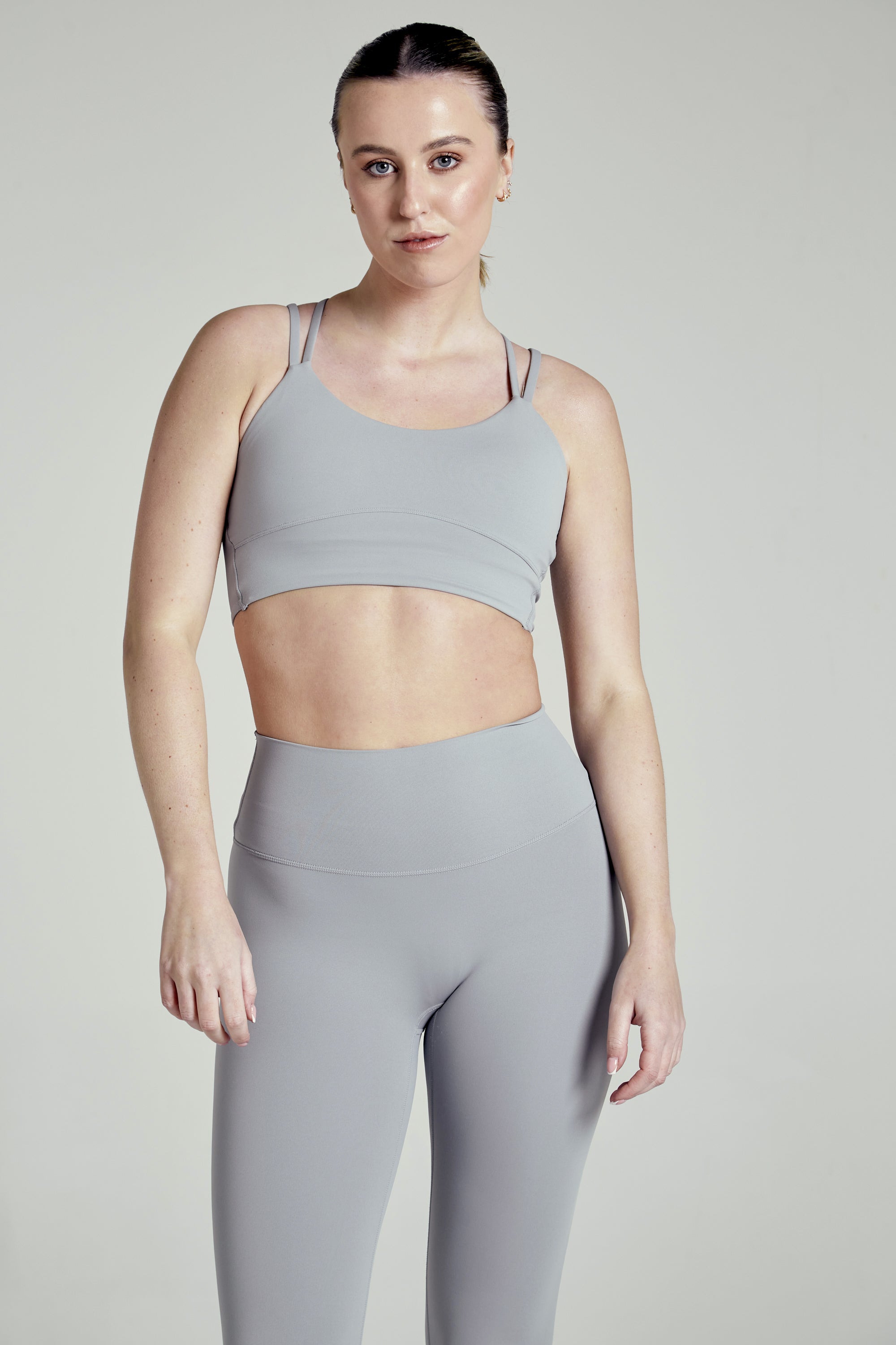 Move Bra Stone Grey - Avenue Athletica