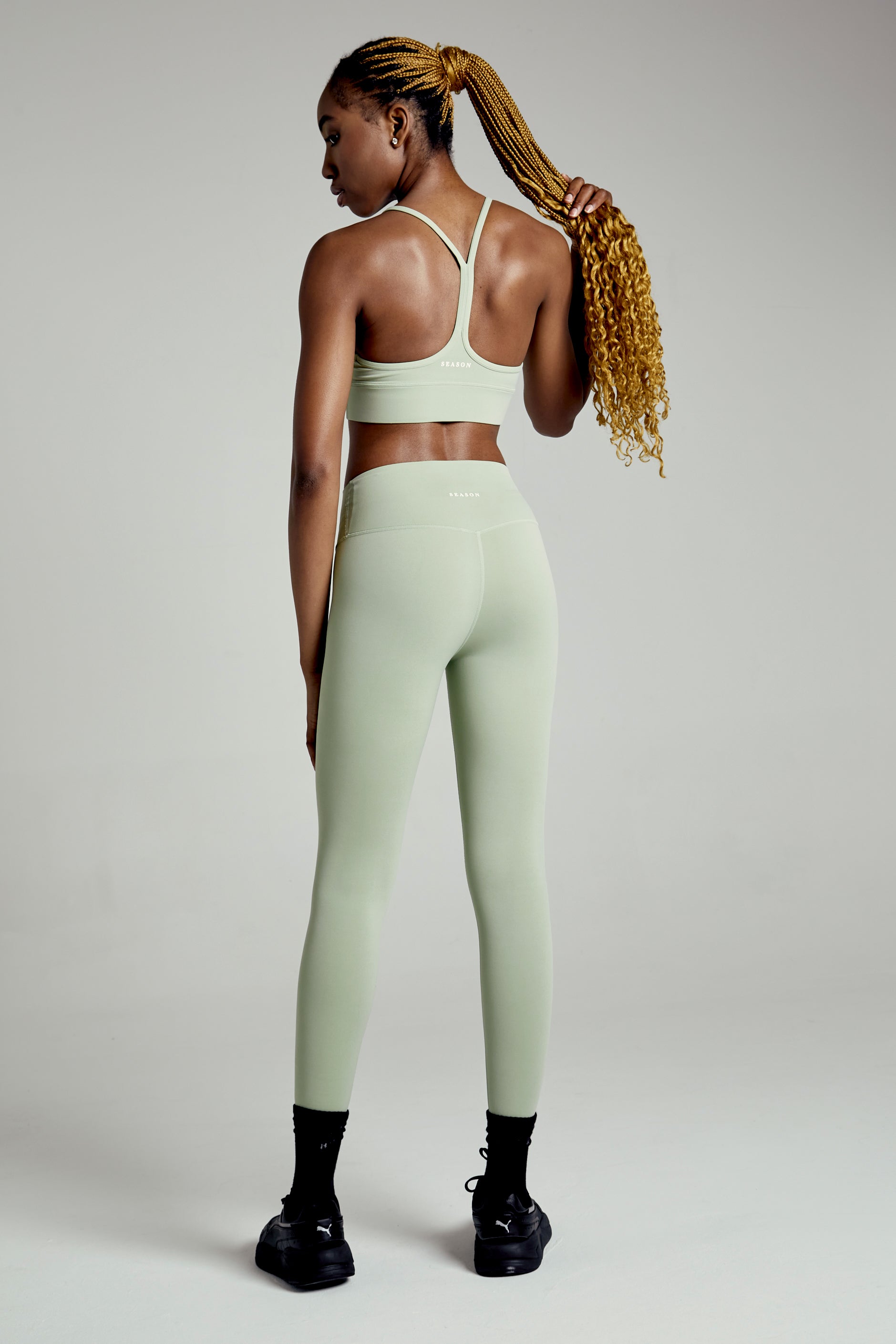 Base Seamless Legging Sage - Avenue Athletica