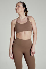 Base Seamless Legging Chocolate - Avenue Athletica