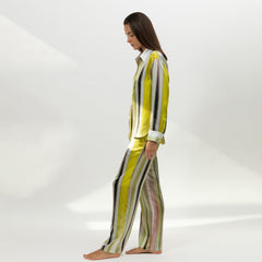 Art Stripes Silk Shirt
