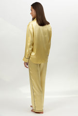 The Lady Silk Shirt Panna Cotta