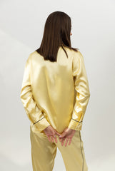 The Lady Silk Shirt Panna Cotta