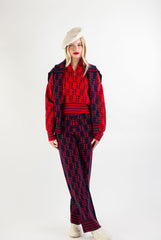 TE LOGO JACQUARD SWEATER (Slightly Cropped Fit)