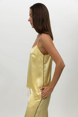 The Lady Silk Camisole Panna Cotta