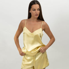 The Lady Silk Camisole Panna Cotta