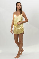 The Lady Silk Camisole Panna Cotta