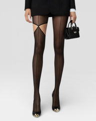 Enigma Cut Out Tights