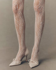 Venise Lace Fishnet Tights