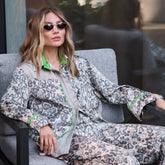 Silk Shirt Animal Print