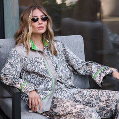 Silk Shirt Animal Print