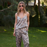 Silk Camisole Animal Print