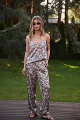 Silk Camisole Animal Print